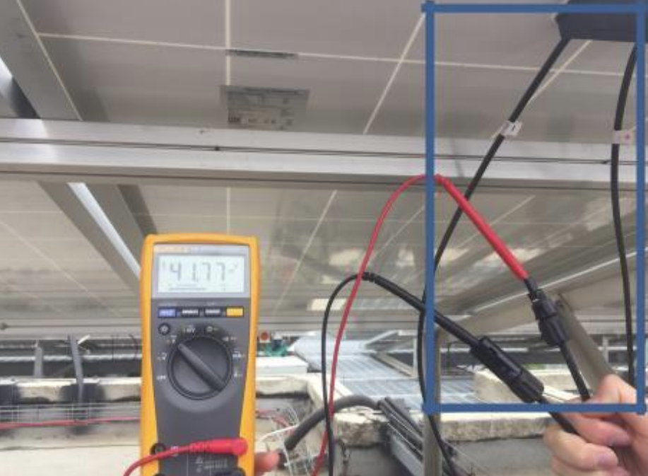 Solar Panel open circuit voltage (Voc) DC